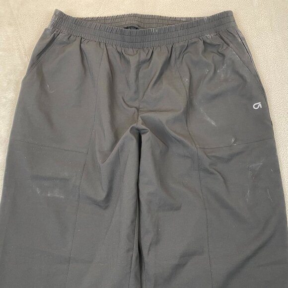 GapFit Mens Athletic Pants Medium Black Sweatpants Drawstring Activewear Casual - Picture 10 of 14